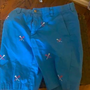 Vineyard Vines Blue lacrosse dress shorts